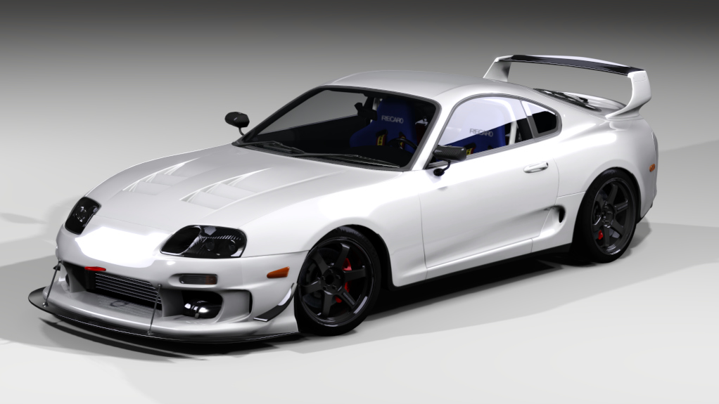 Toyota Supra MK4 Tracktool, skin 12_super_white