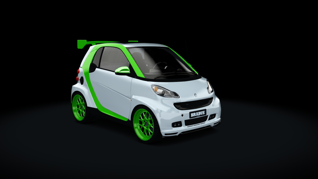 Smart BRABUS Tuned, skin amg_green