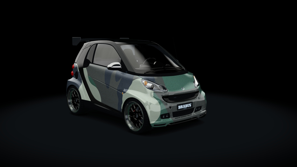 Smart BRABUS Tuned, skin camo