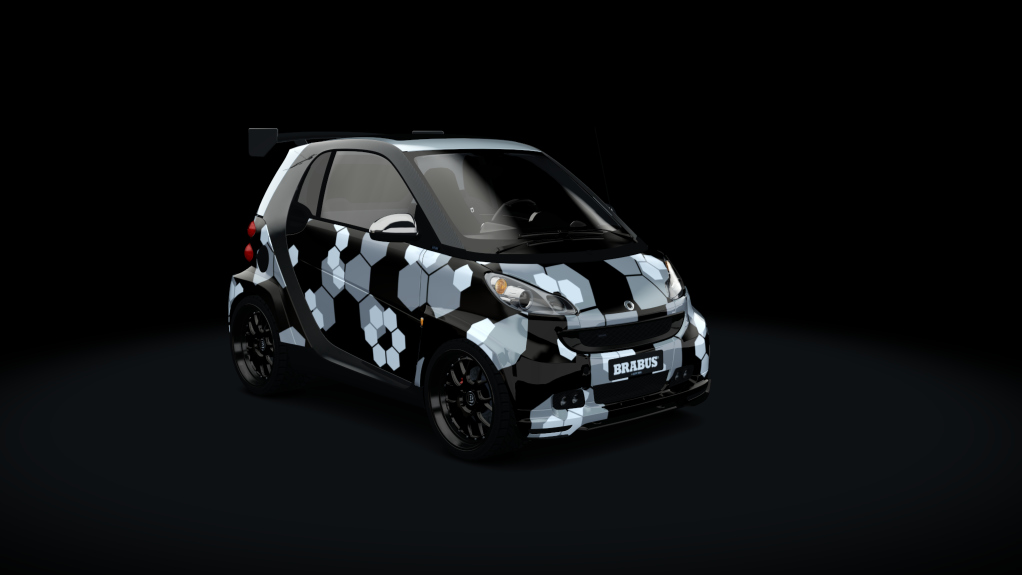 Smart BRABUS Tuned, skin custom_black