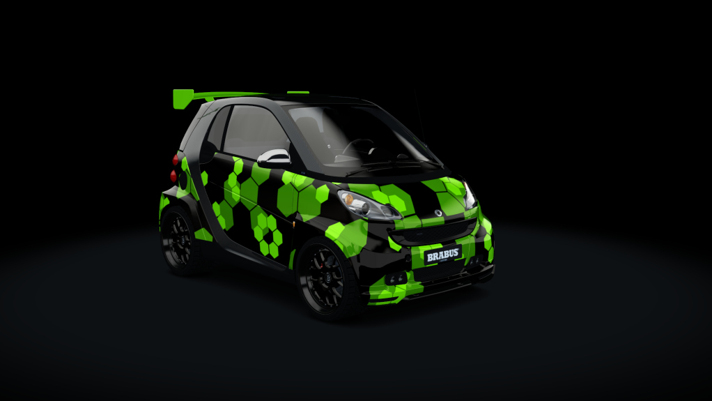 Smart BRABUS Tuned, skin custom_green