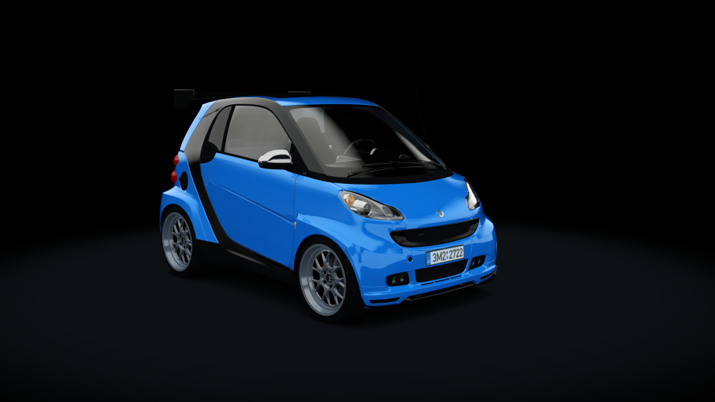 Smart BRABUS Tuned, skin stock_blue