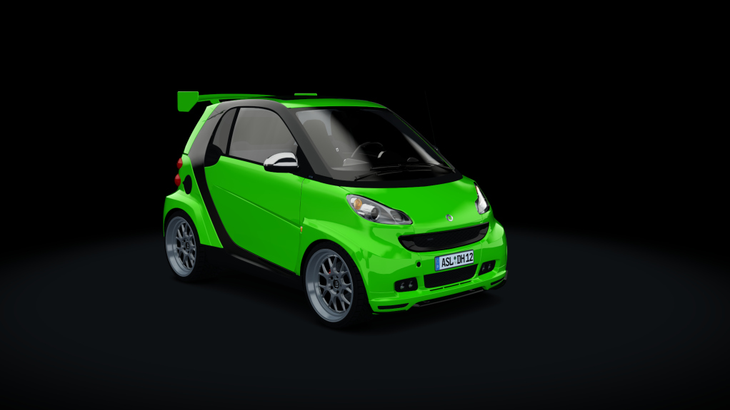 Smart BRABUS Tuned, skin stock_green