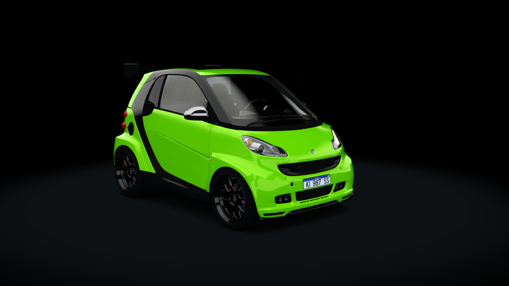 Smart BRABUS Tuned, skin stock_lime