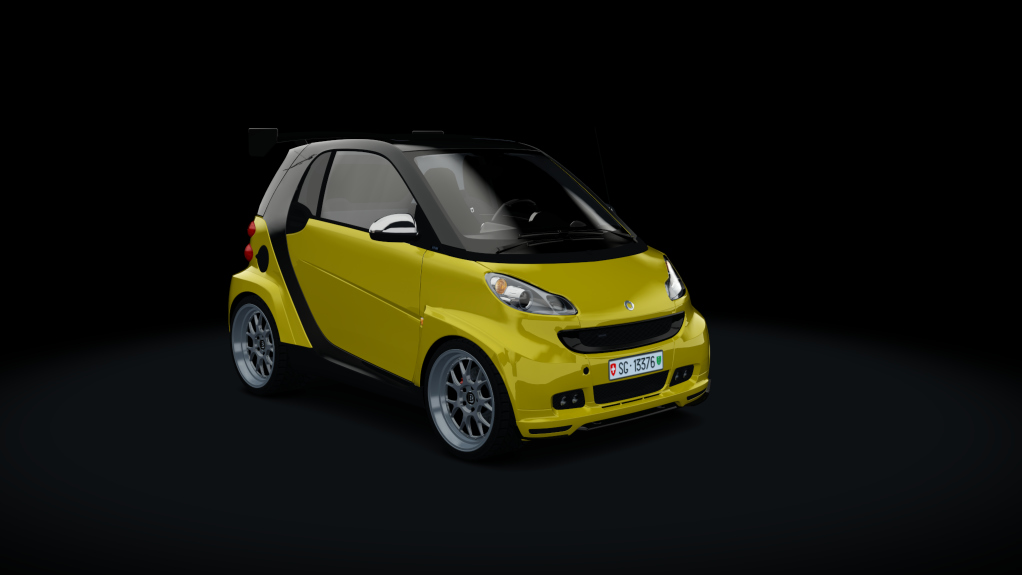 Smart BRABUS Tuned, skin stock_mustard