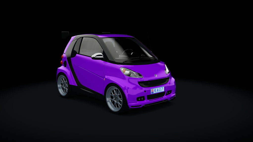 Smart BRABUS Tuned, skin stock_purple