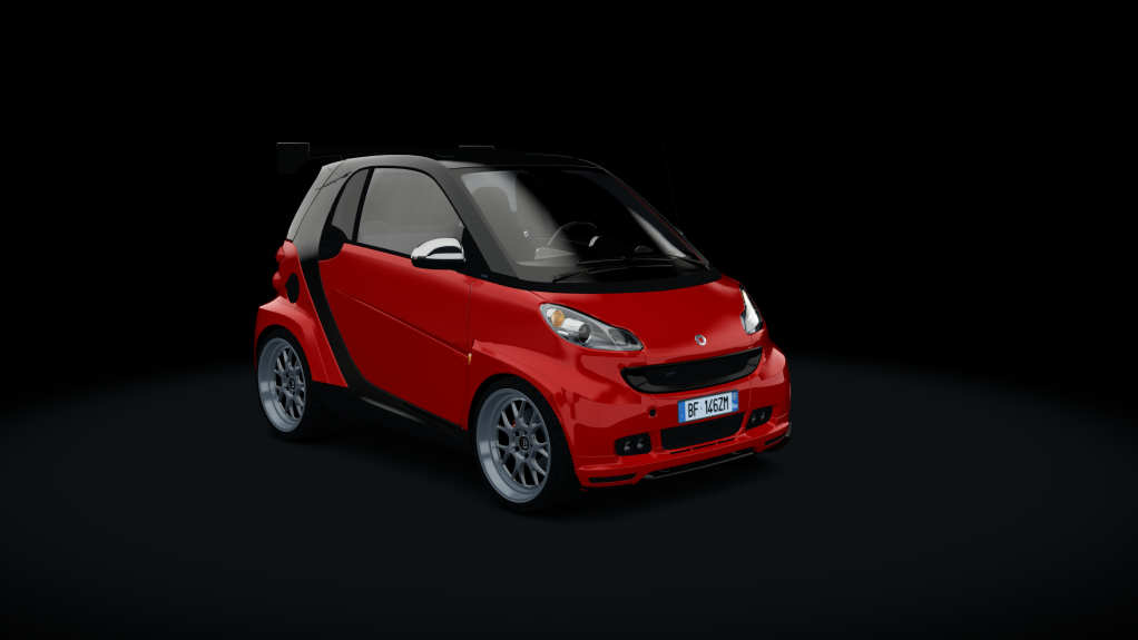 Smart BRABUS Tuned, skin stock_red