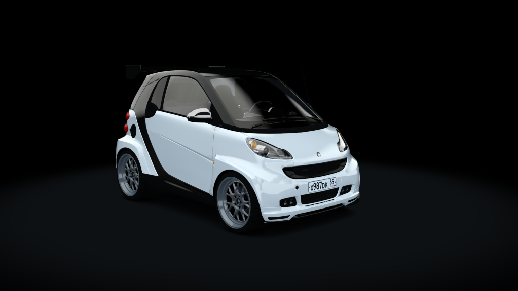 Smart BRABUS Tuned, skin stock_white