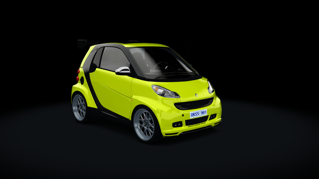 Smart BRABUS Tuned, skin stock_yellow