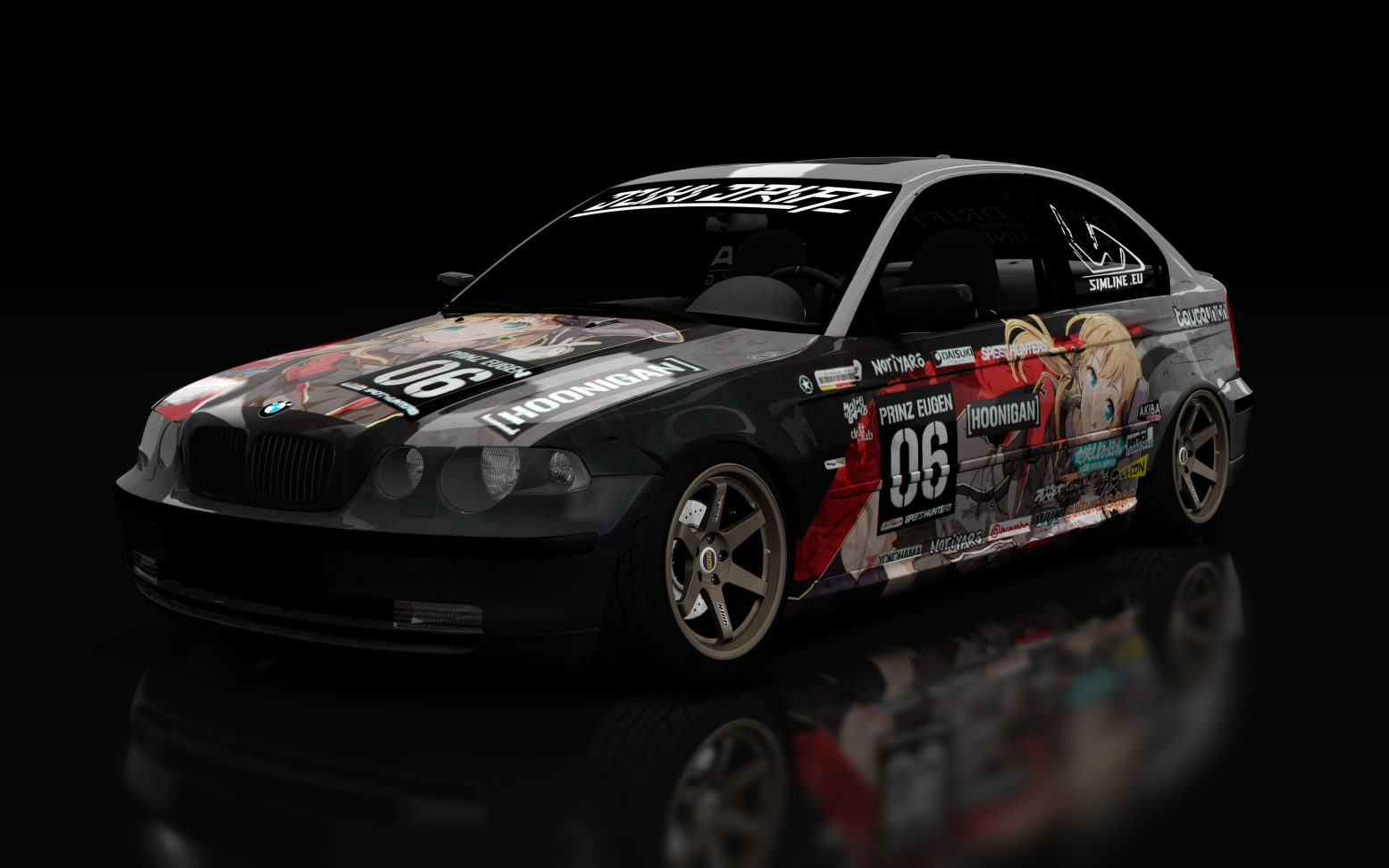 Dziki Drift Bmw e46, skin Grey