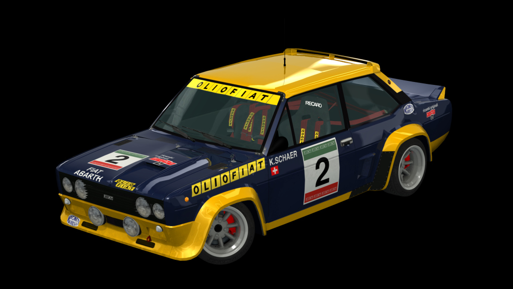 Fiat 131 Abarth Millington, skin abarth_131_2