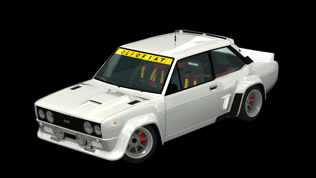 Fiat 131 Abarth Millington, skin default