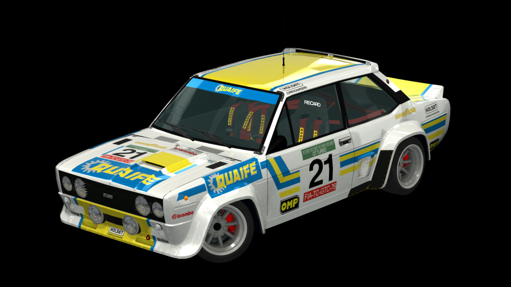 Fiat 131 Abarth Millington, skin fiat_131_21