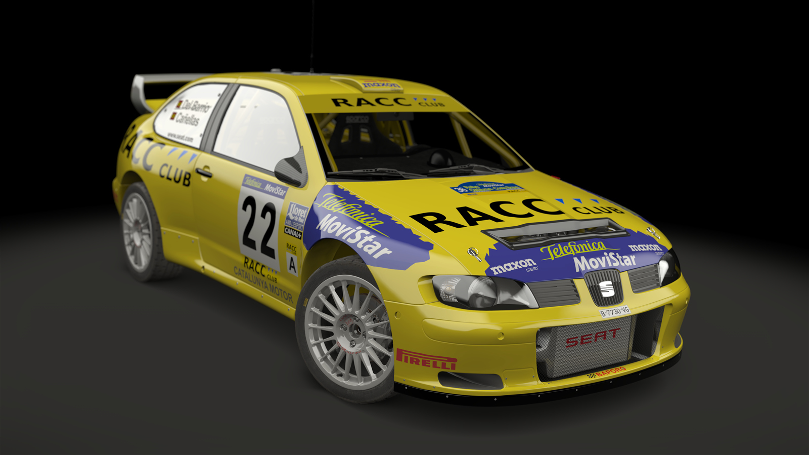 Seat Cordoba ev2 WRC, skin Cañellas racc