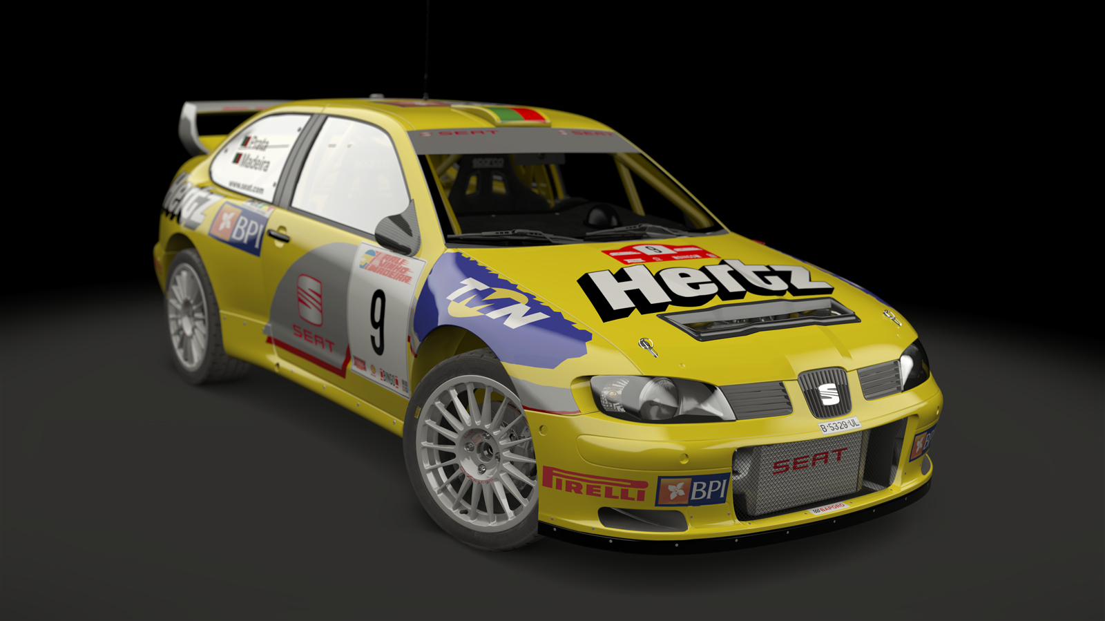 Seat Cordoba ev2 WRC, skin Rui Madeira