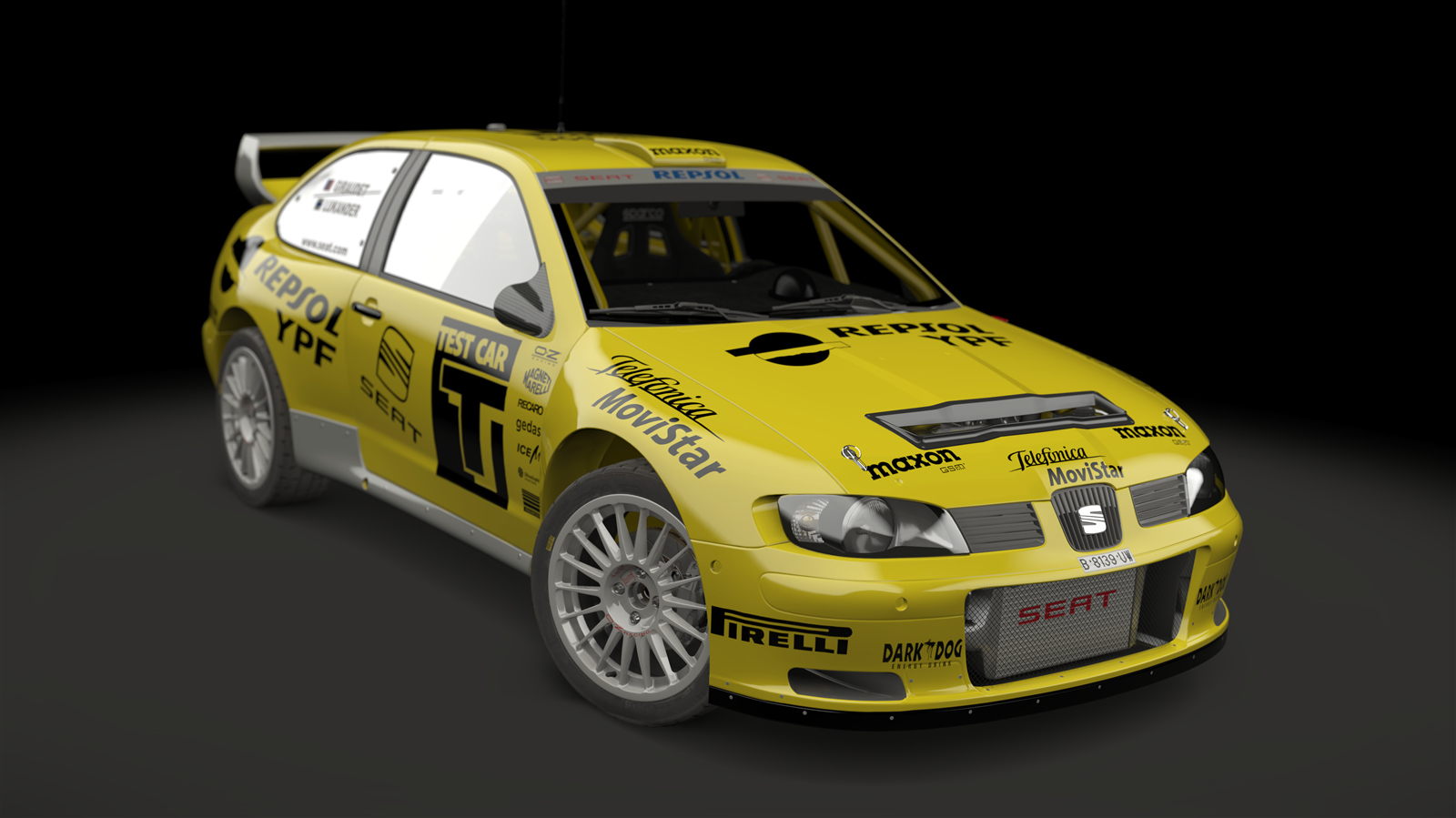 Seat Cordoba ev2 WRC, skin Test Tierra