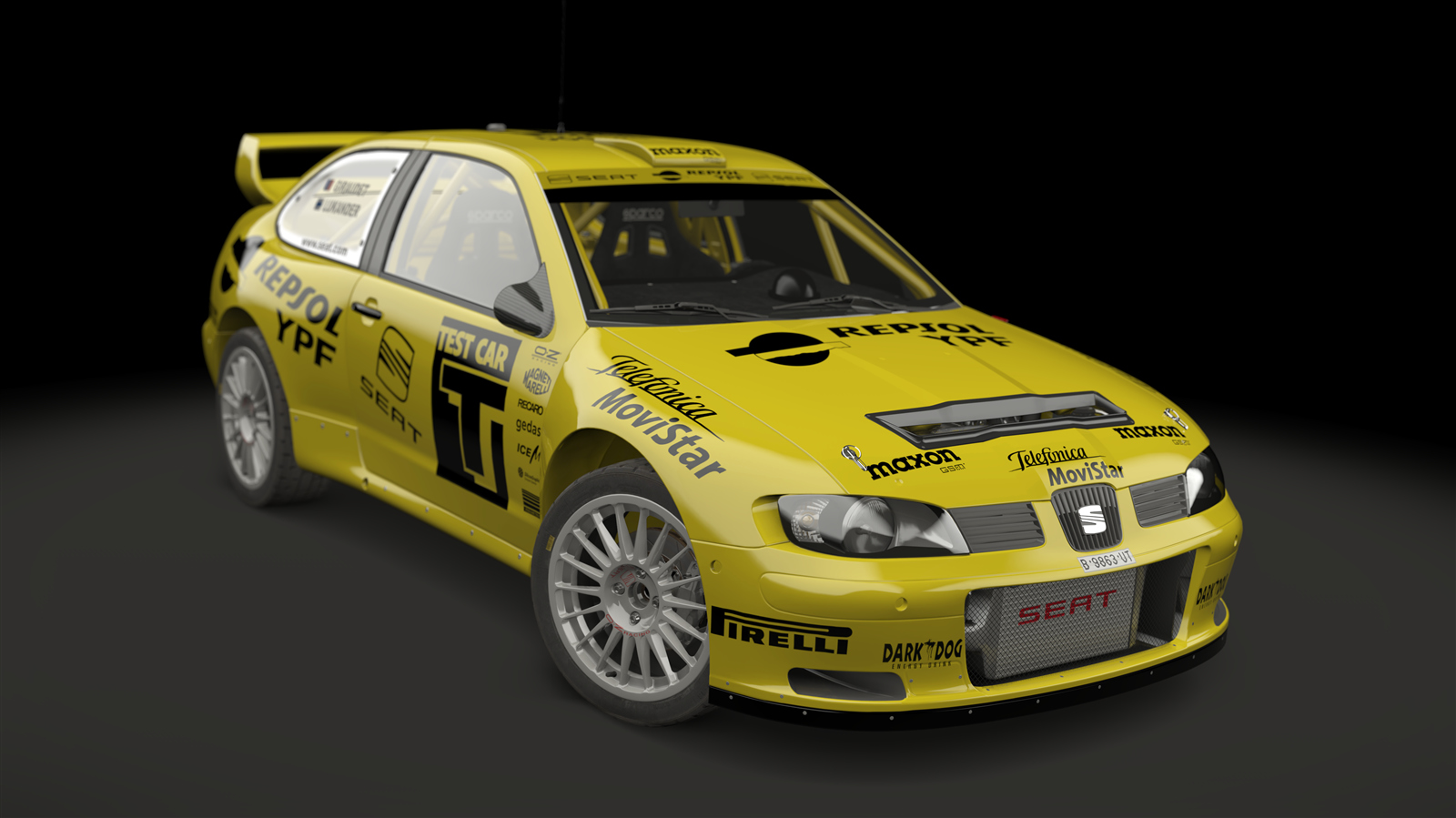 Seat Cordoba ev2 WRC, skin Test