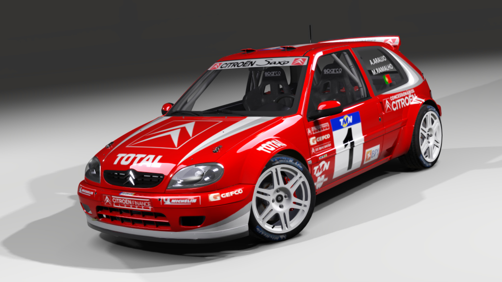 LF S1600 Citroen Saxo S1600, skin #LF Armindo Araujo
