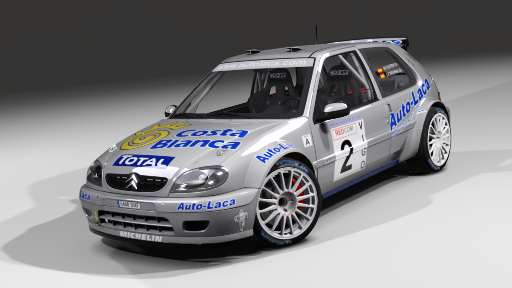 LF S1600 Citroen Saxo S1600, skin #LF Miguel Fuster