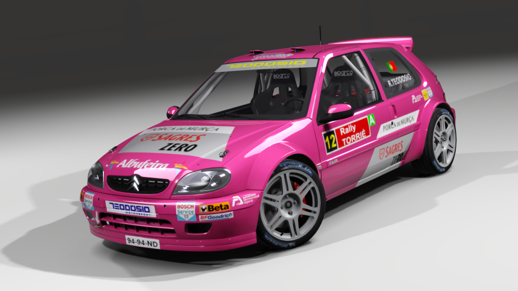 LF S1600 Citroen Saxo S1600, skin #LF Ricardo Teodósio 2008