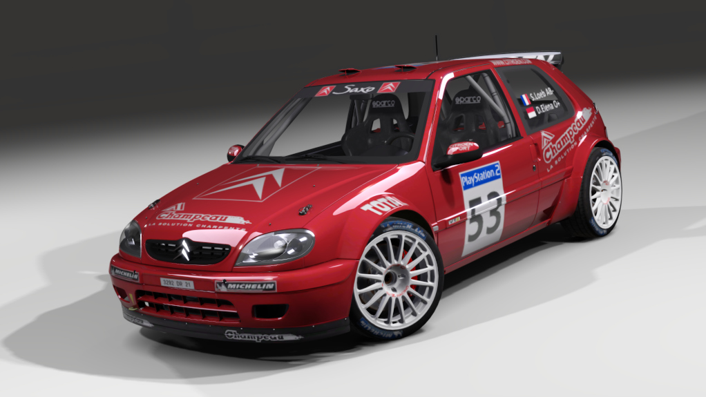 LF S1600 Citroen Saxo S1600, skin Sebastien Loeb