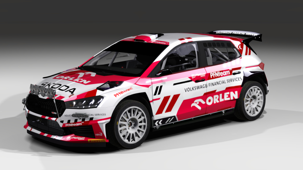 LF Rally2 Skoda Fabia RS Rally2, skin Miko Marczyk 2023 by Roberto Correira