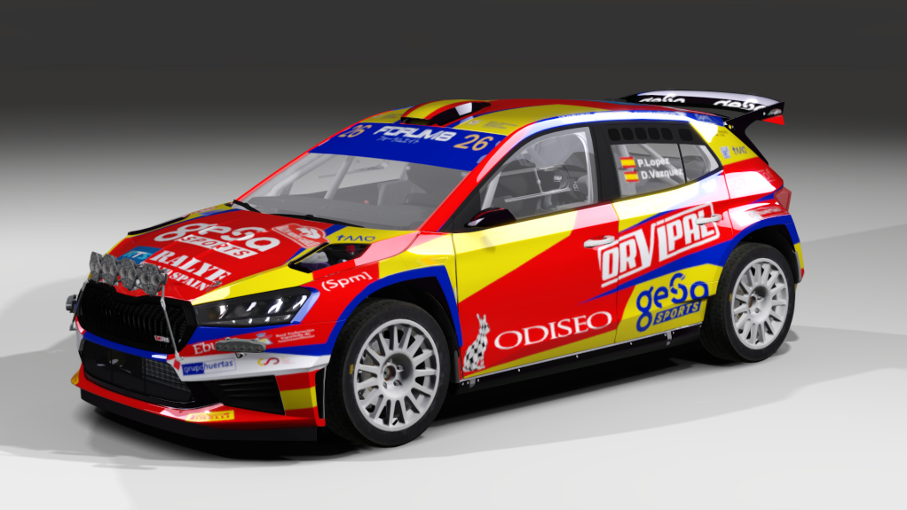 LF Rally2 Skoda Fabia RS Rally2, skin Pepe_Lopez by expeditogonzalez