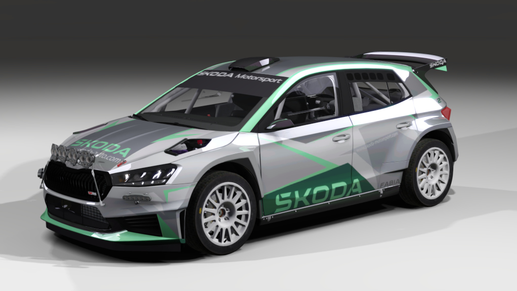 LF Rally2 Skoda Fabia RS Rally2, skin Skoda Motorsport