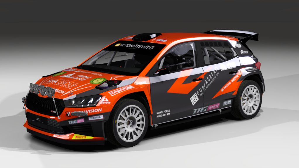 LF Rally2 Skoda Fabia RS Rally2, skin Velenczei Ádám by Roberto Correira