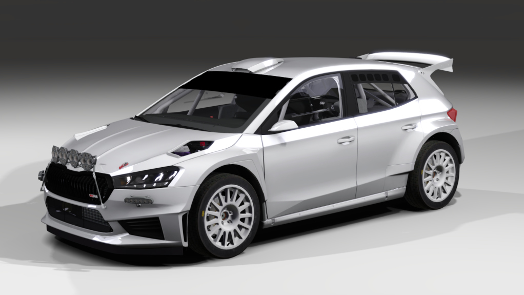 LF Rally2 Skoda Fabia RS Rally2, skin White