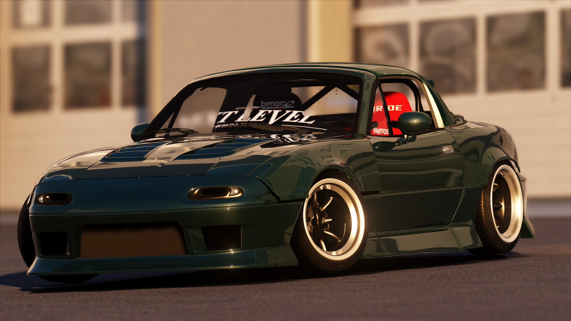 Nightride 1UZ Miata PCP, skin 2_british_racing_green_lim