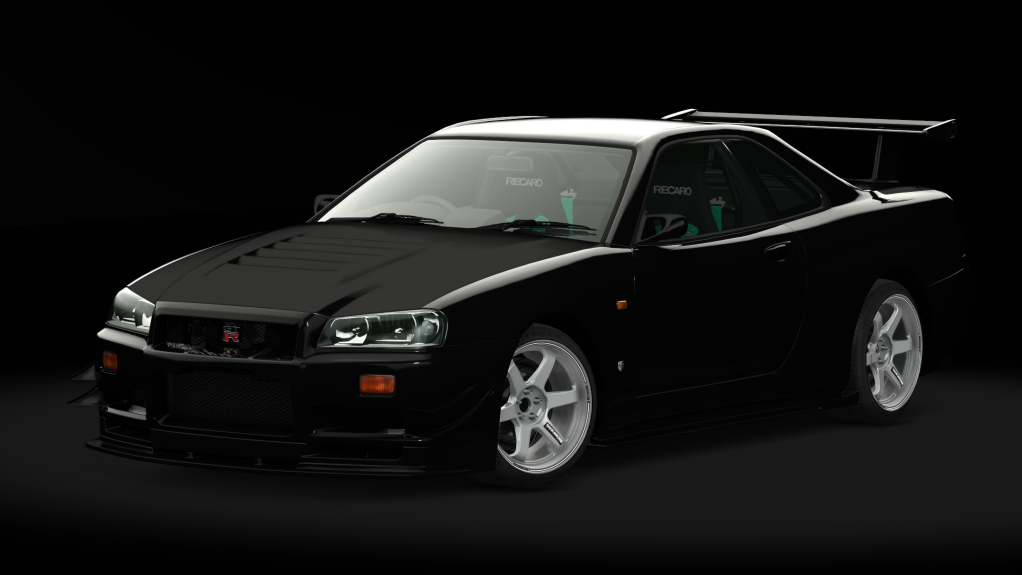 Nissan Skyline GT-T R34 Tracktool, skin 03_black_pearl