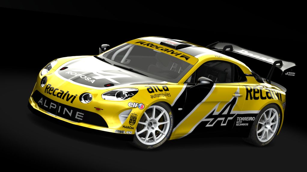 Alpine A110 RGT Rally, skin J.Cagiao 2023_PistonArts