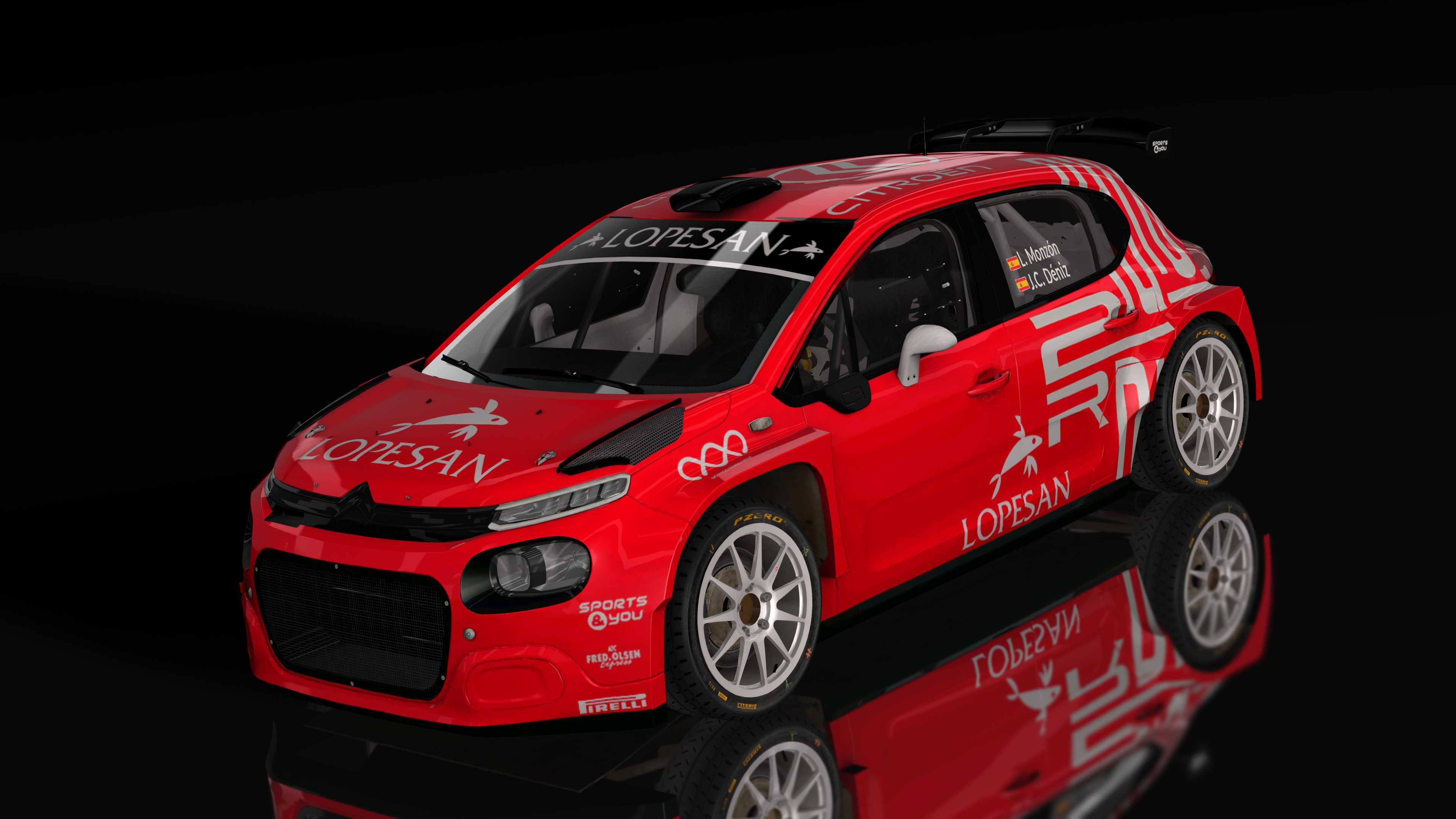 Citroen C3 Rally2, skin L.Monzón-DavidDorta Design