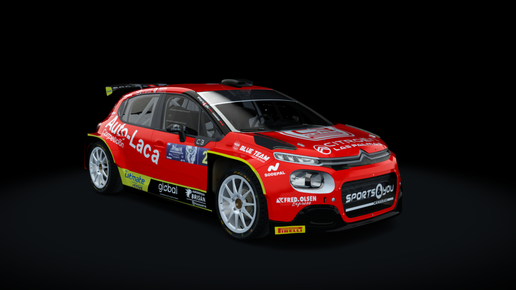 Citroen C3 Rally2, skin Miguel Suarez