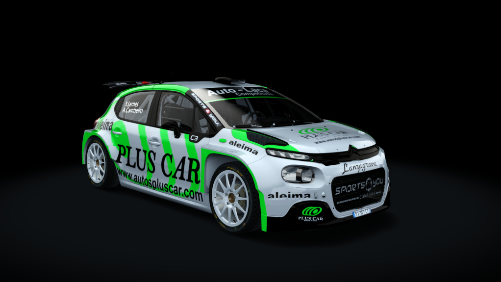 Citroen C3 Rally2, skin Yeray Lemes - pluscar