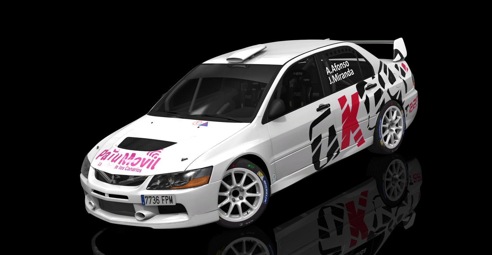 Mitsubishi Lancer Evolution IX N Plus, skin #Antonio Afonso Martel