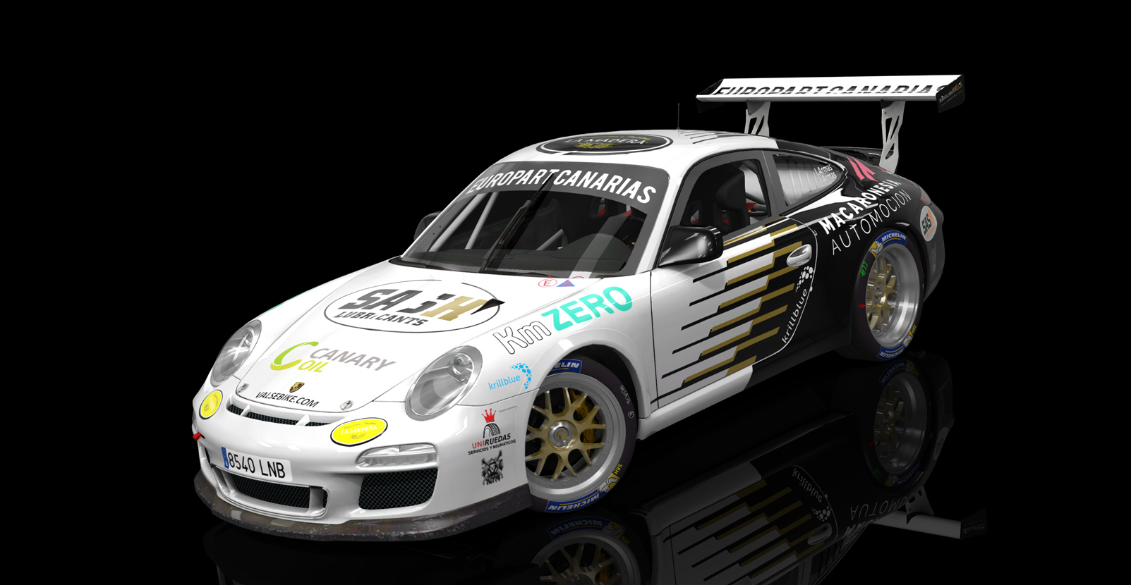 Porsche 911 GT3 Cup Rallye 2010, skin #Ivan Armas