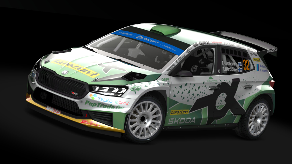 Skoda Fabia RS Rally 2, skin 32 - Lindholm-Hamalainen