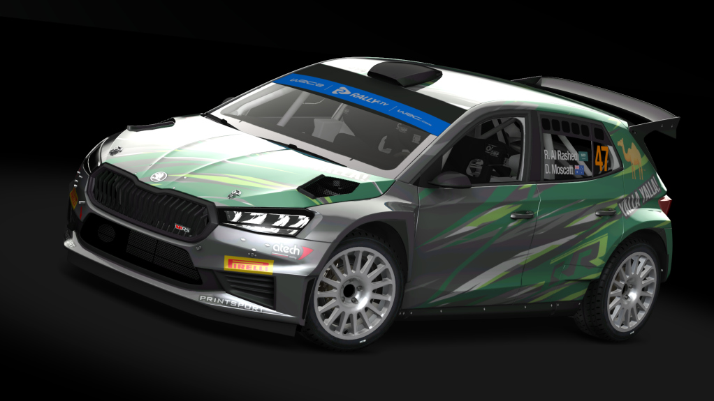 Skoda Fabia RS Rally 2, skin 47 - Rashed-Moscatt