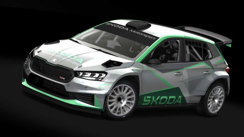 Skoda Fabia RS Rally 2, skin Skoda Motorsport