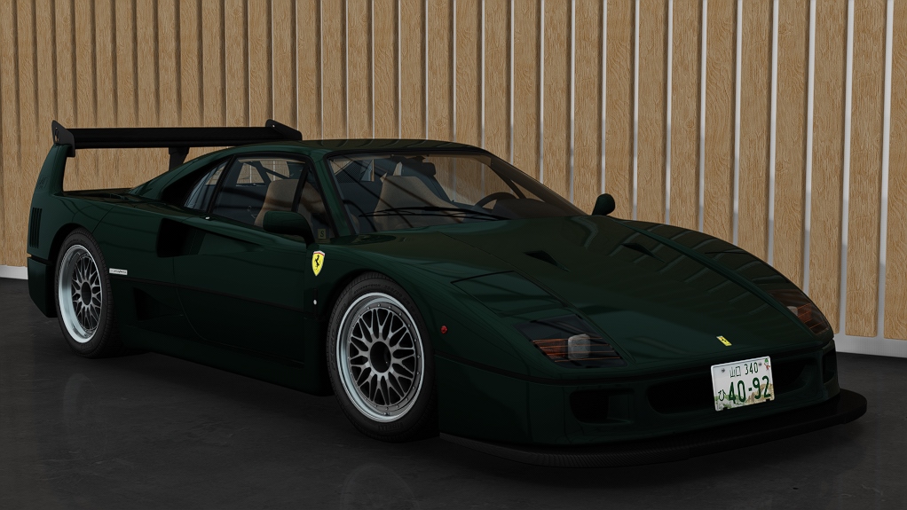 Ferrari F40 Custom, skin 09_verde_abetone