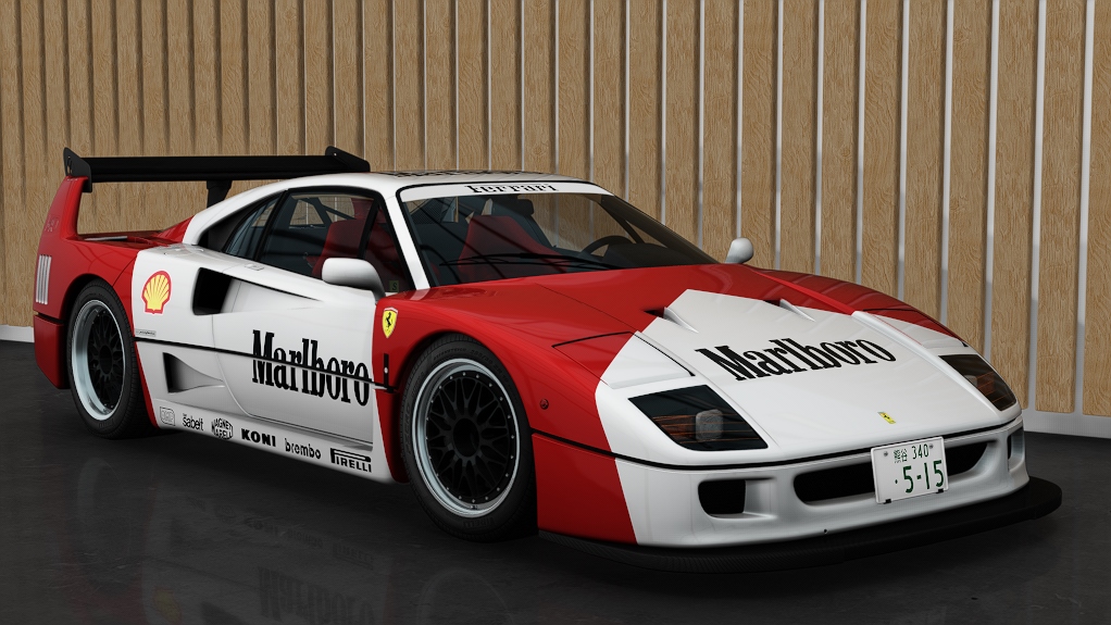 Ferrari F40 Custom, skin 18_marlboro