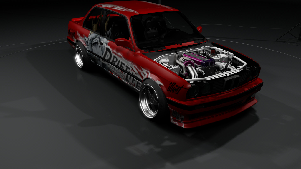 ikytami concept BMW E30 Coupe pack 3, skin SP762