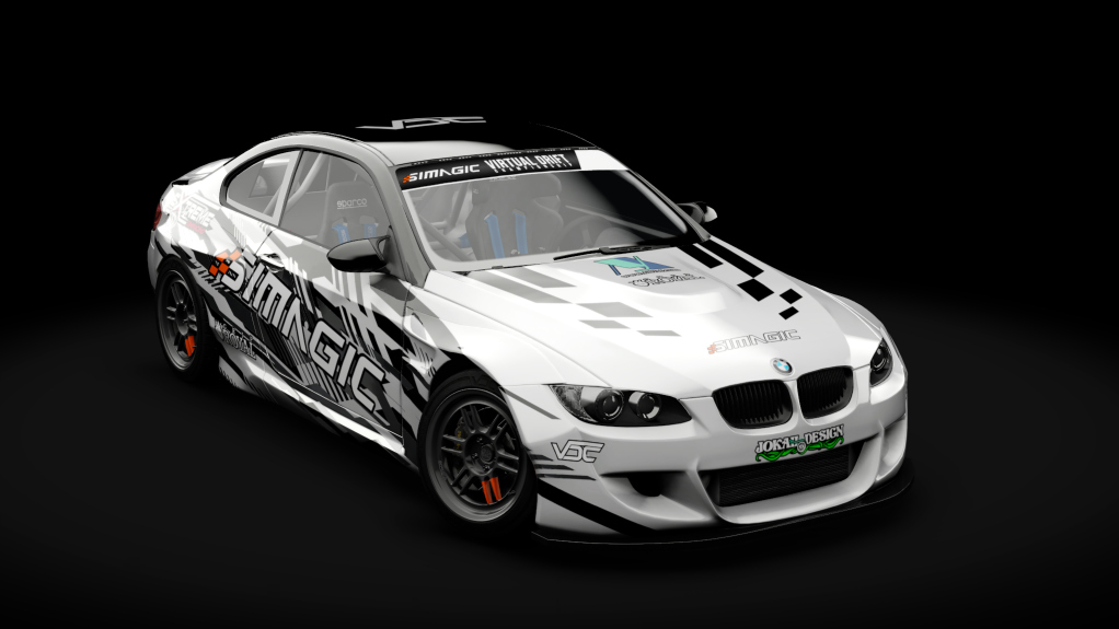 VDC BMW E92 M3 Public 4.0, skin VDC White