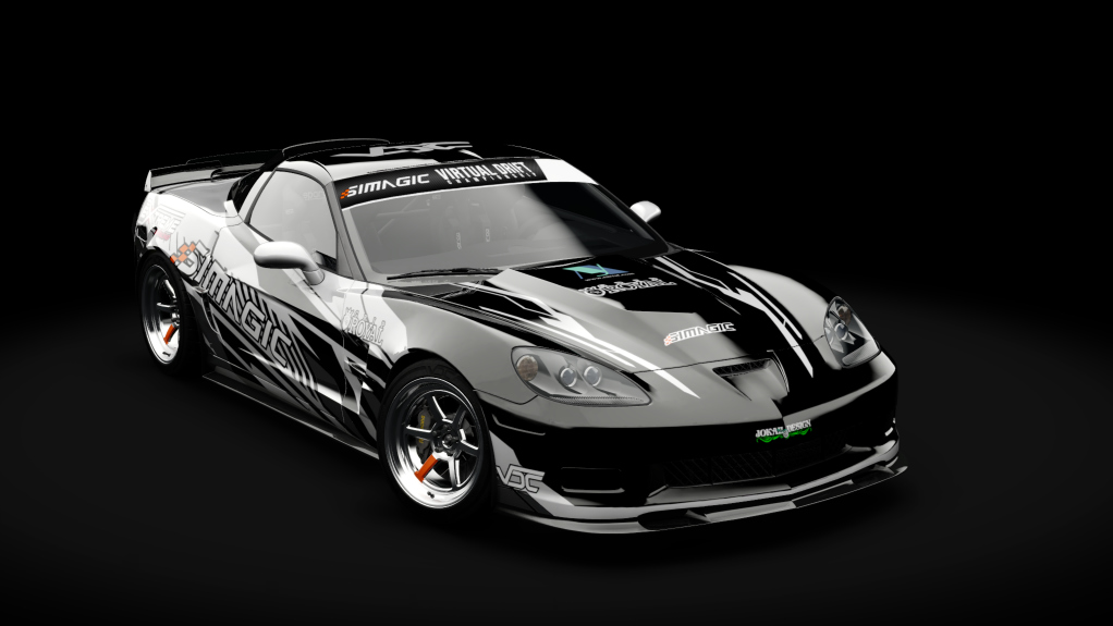 VDC Chevrolet Corvette C6 Public 4.0, skin VDC Black