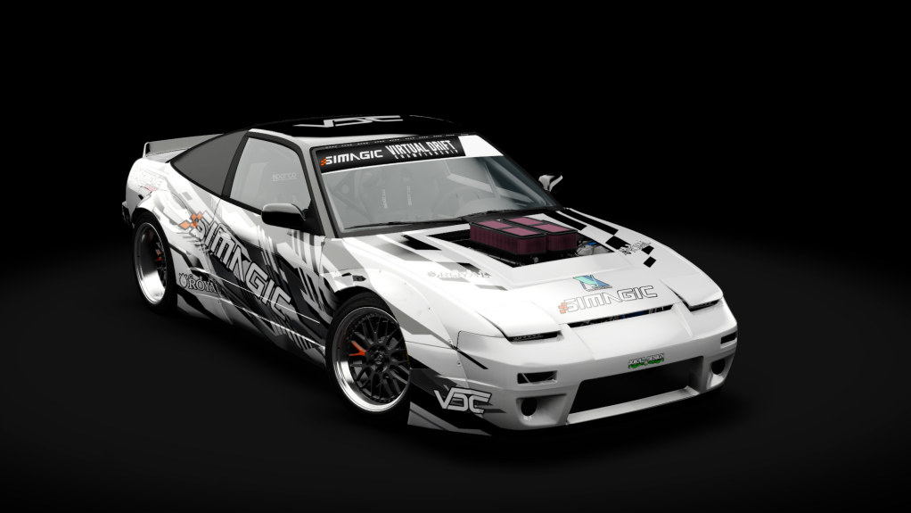 VDC Nissan Silvia RPS13 Public 4.0, skin VDC White