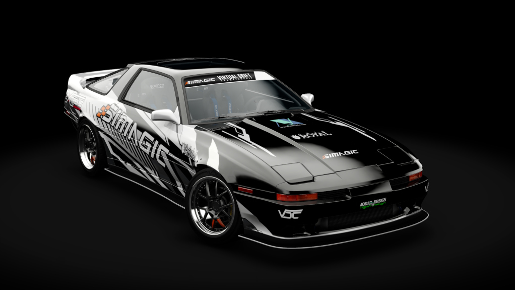 VDC Toyota Supra A70 Public 4.0, skin VDC Black