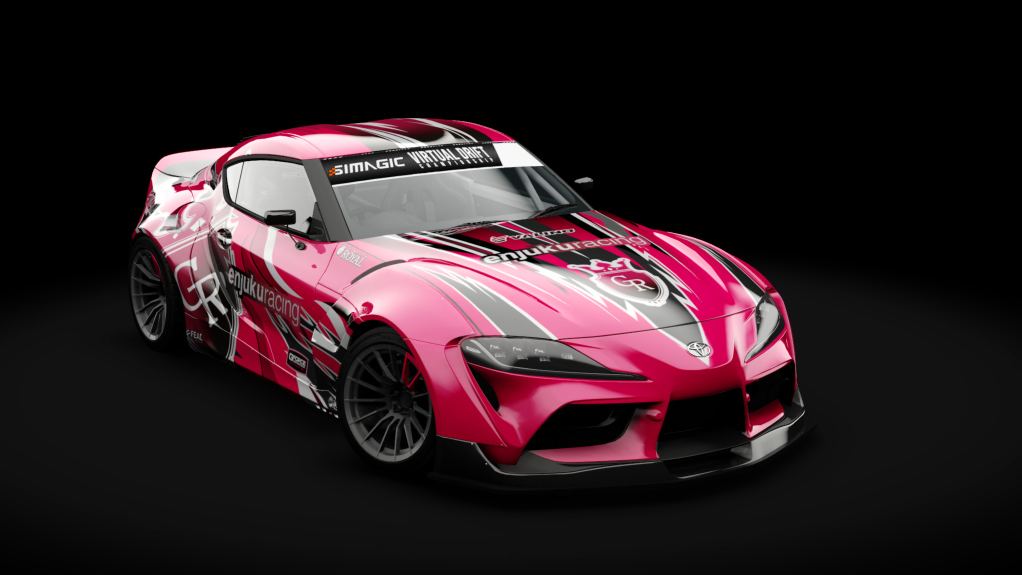 VDC Toyota Supra A90 Public 4.0, skin VDC ANDREAS RED