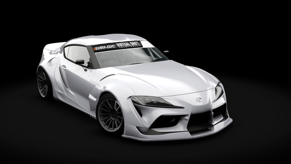 VDC Toyota Supra A90 Public 4.0, skin ice_silver